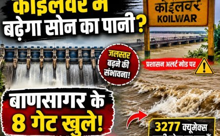 बाणसागर से छोड़ा गया पानी बढ़ाएगा सोन का जलस्तर!